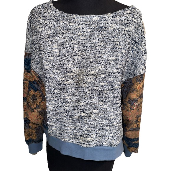 Anthropologie Sweaters - anthropologie Vintage‎ Marcella Blue Knit Wool  Crew neck Size S